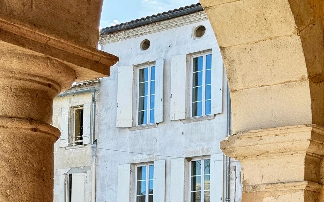 Monségur Maison De Ville Au Coeur D'Une Bastide Historique מראה חיצוני תמונה